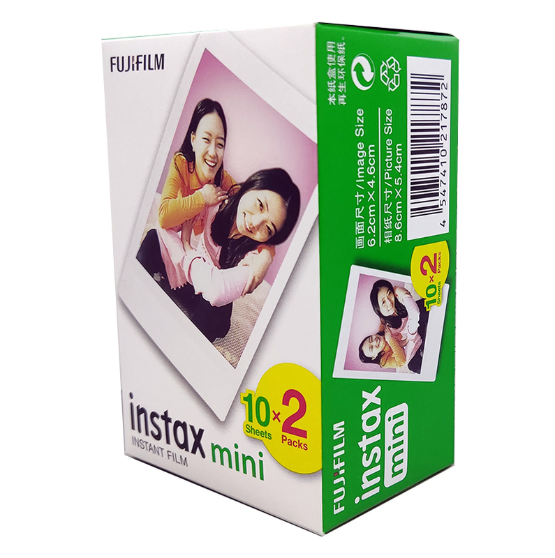 Fujifilm Instax Instant Film with Double White Border Mini Photo Paper 3-Inch 10 Sheets 20 Sheets 5inch Wide Format