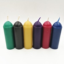 SixColors Beeswax Pole Candles Natural Pure Cotton Wicks DIY