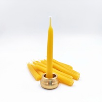 Hair from Hong Kong Macao and abroad 20 min meditation Mini small candle natural beeswax honey wax pure handmade