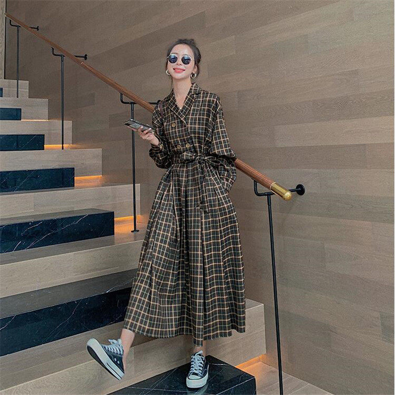 VOGCHAR Early Spring Bellflower French Mori Dress 2021 New Mid-length Goddess Fan Clothes Hepburn Style