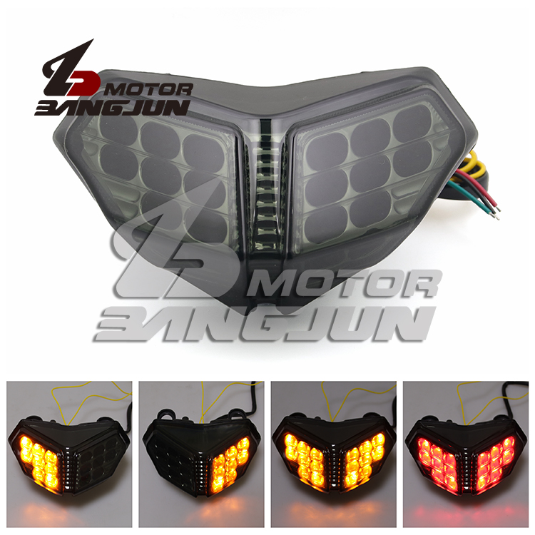 Ducati 848 EVO 1098 1198S Đèn hậu LED phía sau Cụm đèn phanh phía sau có trợ lực lái - Đèn xe máy đèn siêu sáng cho xe máy