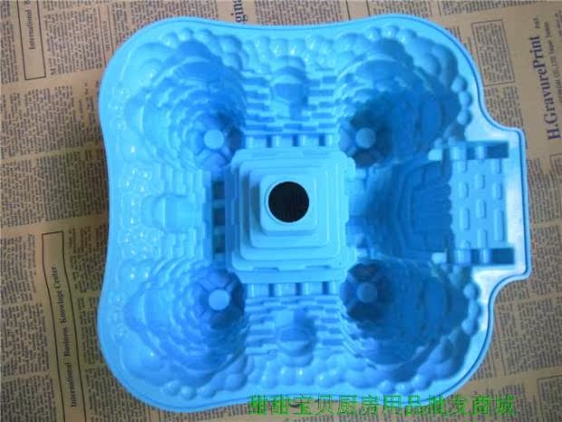 Sáng tạo nướng mì nướng điểm thực phẩm DIY tự làm không dính cổ lâu đài hình bánh mỳ silicone khuôn khay làm kem