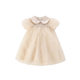 Girls dress summer dress 2023 new children's clothing children's puff sleeve dress skirt children's one-year-old baby yarn skirt