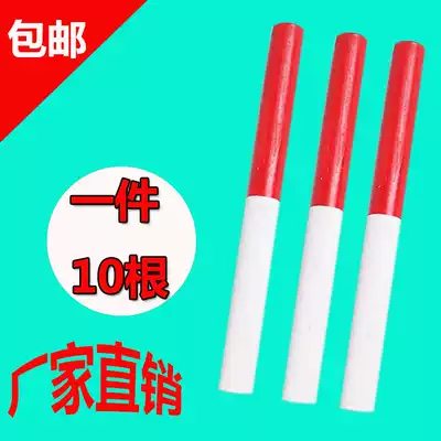 Baton track and field competition special kindergarten morning exercise equipment red and white wooden baton children's sports fitness stick