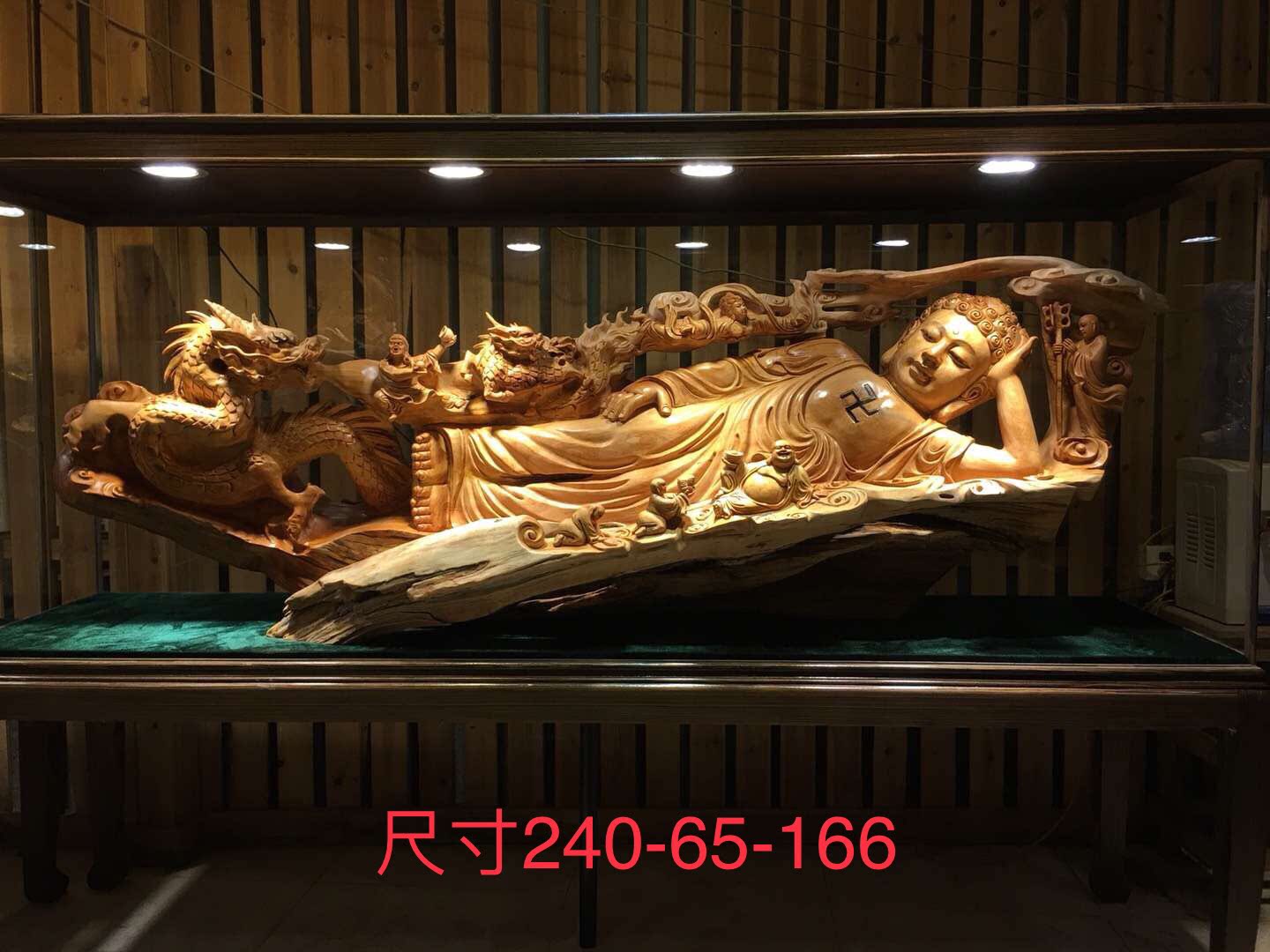 Root Carving Root Art Swing Piece ten thousand Buddha Chaozong Cliff Plains The Hand Open Face Hotel Clubhouse Villa Exhibition Hall Swing Piece