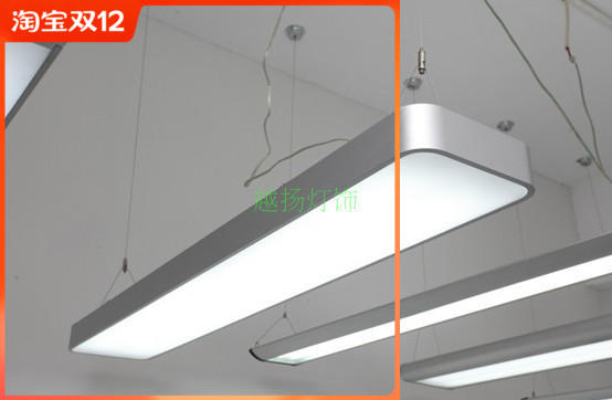 T5 T5 T8 fluorescent light bracket 2 * 28w fluorescent light disc led office fluorescent light suspension wire ceiling light promotion