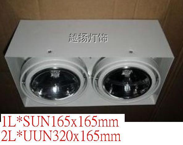 Two-headed open-mounted bold lamp led 12w ceiling lamp plate ceiling-mounted combination lamp aisle lamp stair lamp promotion