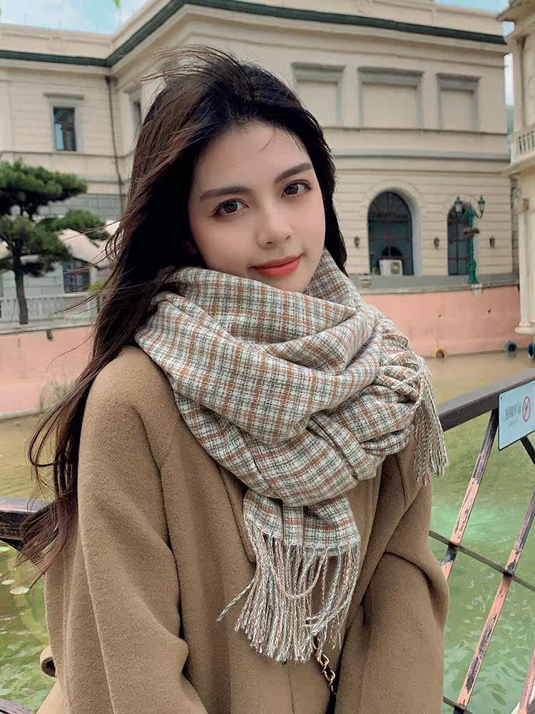 Japan ZD office shawl 2021 new net red scarves women summer 100 hitch winter imitation cashmere