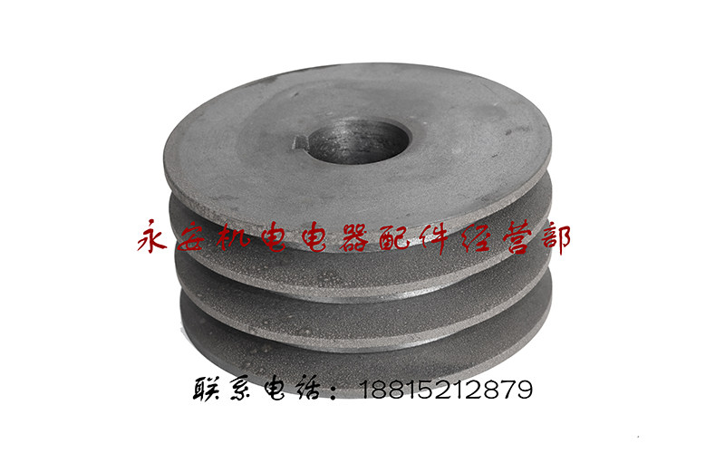 V-belt pulley cast iron three groove C diameter 100-250mm (flat) non-standard custom - Taobao