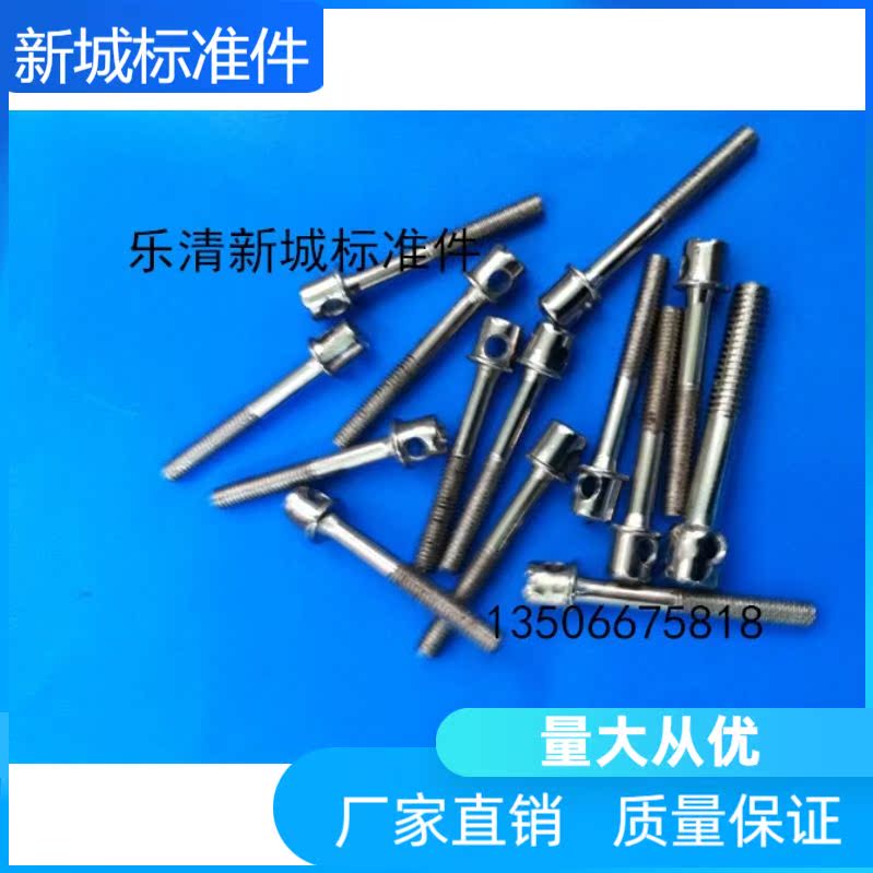 Lead seal with hole screw full thread half tooth M4 * 8 4*10 4*12 4*16 4*20 4*25