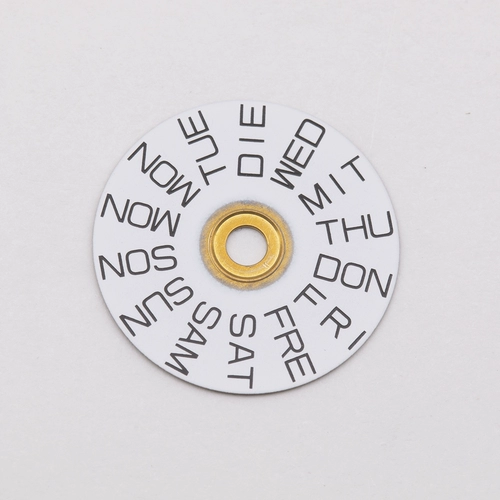 Смотреть аксессуары ETA 2834 2836 Оригинальный календарь движения диск 6-символ-календарь положения