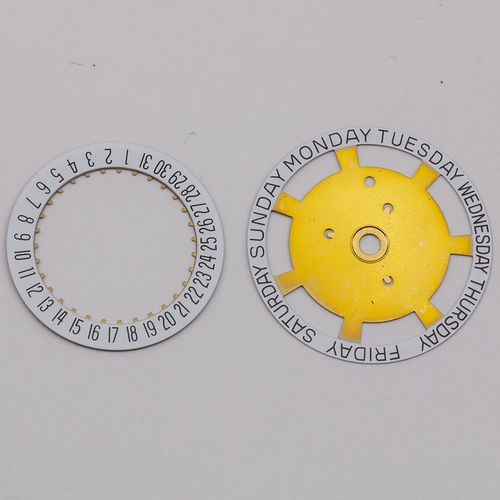 Смотреть аксессуары ETA 2834 2836 Оригинальный календарь движения диск 6-символ-календарь положения