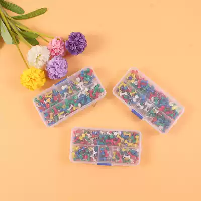 Color I-shaped nails, plastic head nails, painting pushpins, office pushpins, drawing nails, cork wall nails, creative art nails