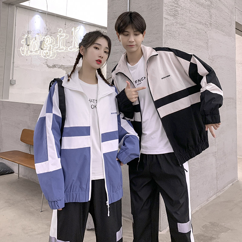 Class uniforms Fall suit Korean version Junior High School High School men and women Inn College Wind Games Costume Lovers Jacket