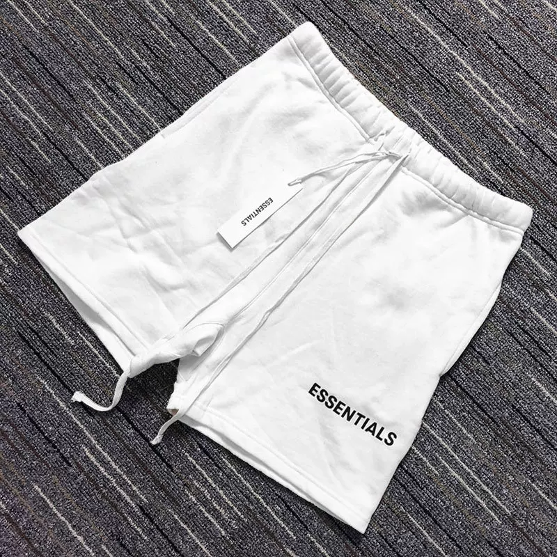 FOG FEAR OF GOD шорты high street essentials двойная линия мужские трендовые свободные харам-пантсы спортивная повседневная обувь
