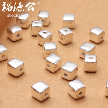 Yuyuan Gong Foot Silver 9999 Silver Block Solid Punch Mini Silver Square