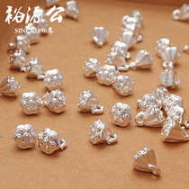 Yuyuan male foot silver 9999 Silver Lotus mini solid silver Lotus pendant pendulum