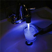 LED faucet LED color change three color faucet lamp water flow power generation environmental protection battery free LD8001-A1