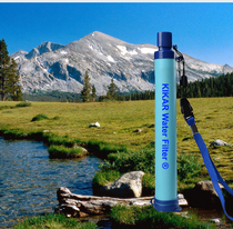 KIKAR outdoor water purification straw direct drinking water purification straw outdoor survival field water purifier portable