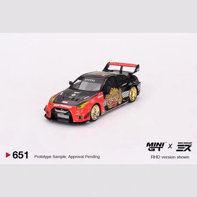 Tsm Mini Gt 1:64 lb Wide Body Modified Version Nissan Nissan Gt-R R35 Car Model 651