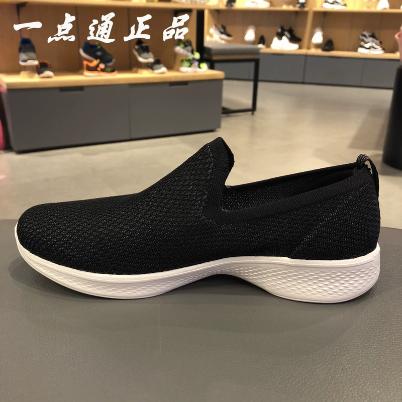 Skechers Skechers một bộ giày của phụ nữ mới giày thể thao nhẹ đệm đi bộ giày thường 14939 - Dép / giày thường