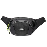 Черная поясная сумка