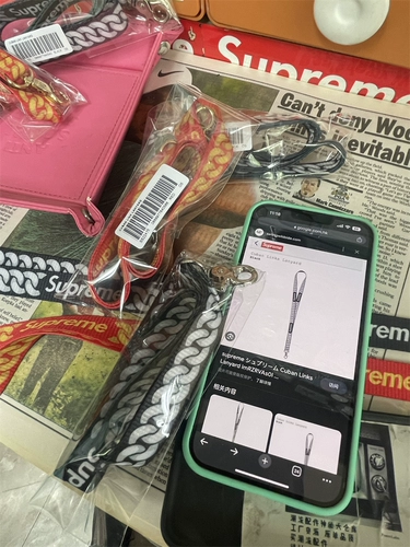 Spot sup su po mi 22ss Кубинские ссылки Lanyard Cuba Chain Print