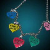 Человек, сделанная любовь, ожерелье Сердце Следующее Цзян Сам -Реформа НЕ -НИГО МЕТАЛЛОВНА