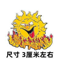 Похоть 7 пламя улыбающаяся лицевая брошь