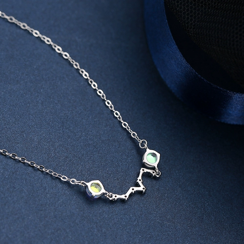 Брендовое ожерелье, серебро 925 пробы, японские и корейские, в корейском стиле, лунный камень, подарок на день рождения