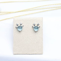 Серьги Shuiyu Blue Deer Elves