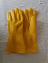 Rubber gloves rubber wear-resistant waterproof latex kitchen dishwashing women thickened rubber housework beef tendon durable labor protection and cleaning