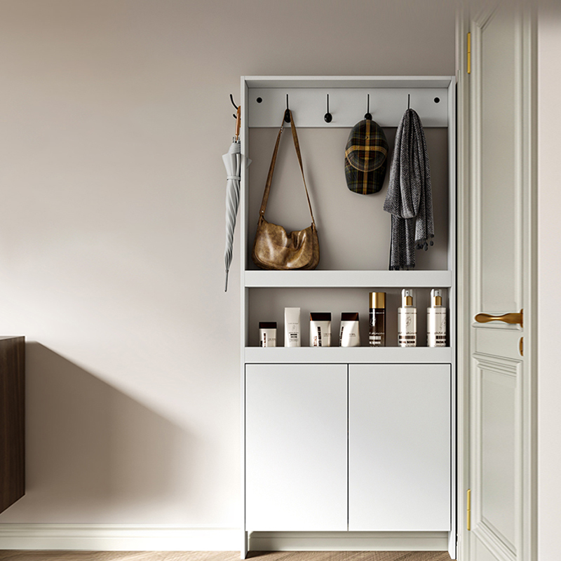 Wall-Mounted Ultra-Thin Narrow Side Cabinet Behind the Door, 12cm Narrow Gap Cabinet Storage Bookshelf