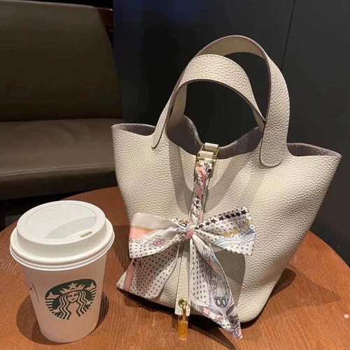 Кожаная корзина, вместительная и большая сумка для матери и ребенка, воловья кожа