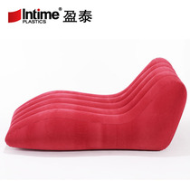 Yingtai manufacturers have ready-made S-type flocking lounge chairs inflatable lazy sofas bedroom office lunch break chairs and balconies.
