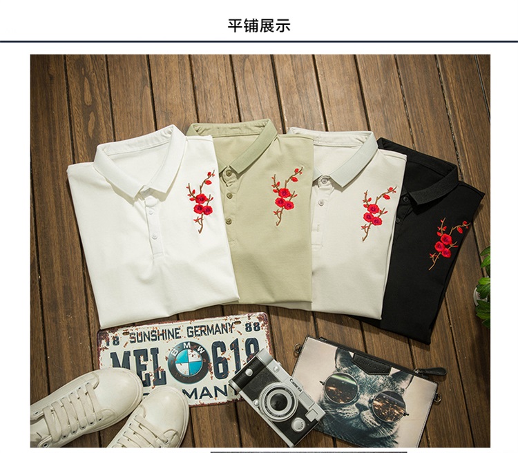 Áo thun nam mùa hè ngắn tay áo sơ mi Paul sơ mi cotton mỏng Phiên bản Hàn Quốc của áo thun polo nam nửa áo thun tay dài hàng đầu áo polo đẹp