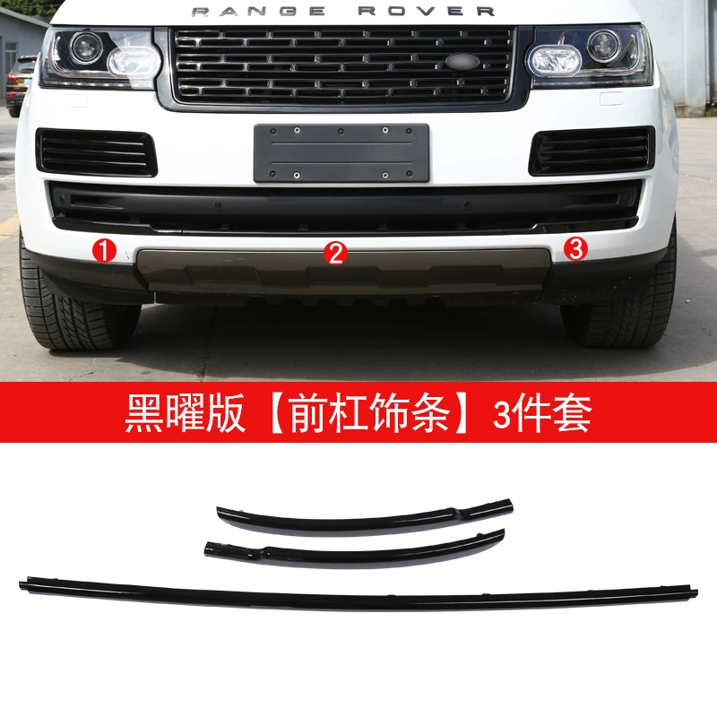 gioăng cửa Land Rover Range Rover Obsidian Kit Executive Edition Màu đen sửa đổi Yao Body Trim Shark Gill Fender Lưới giữa Màu đen sáng đầy đủ gioăng cao su nẹp kính cần gạt nước ô tô 