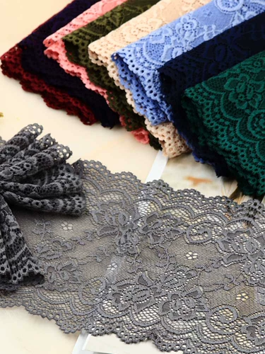 Мягкая эластичная мягкая пуля, кружевная ткань с аксессуарами, длинный декор, черная юбка, «сделай сам»