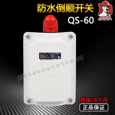 Delixi QS-60 waterproof reverse switch position switch QS-60 20A rainproof motor transfer switch