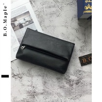BOMaple folding hand bag for men 2022 new handbags Han version Trend personality Large capacity Envelope Clips