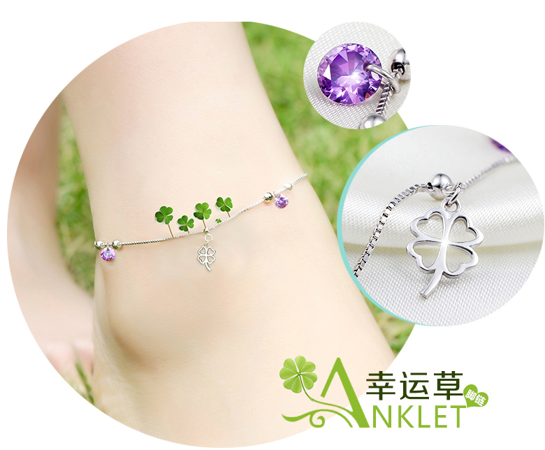 Chaine de cheville Femme en Argenterie - Ref 3102730 Image 14