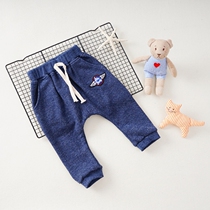 21 years of Spring and Autumn Tide boys baby cotton Haren pants baby clothes sports pants big butt pants open gear