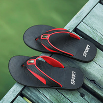 Flip-flops men's summer non-slip sandals and slippers personality Korean fashion clip feet outdoor beach shoes men's leisure country