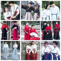 Couple Han Clothes Rent Men and Womens same Ancient Wu Man Comic Show Adult Life Graduation Class Take Photo Costumes