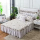 giường khăn trải giường cotton đặt bông giường skid váy trong một mảnh tấm vải liệm chúa váy tấm Hàn Quốc 1.5m1.8 m - Váy Petti