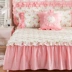 Khăn trải giường bằng vải bông trải giường đơn mảnh cotton dày trải giường trải giường 1,5m1,8 mét cộng với ga trải giường cotton Hàn Quốc giường váy Váy Petti