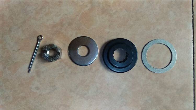 Hangkai Tanfeng 2 stroke 5 - 6 water - cooled ship external machine propeller nut 10mm stop gasket