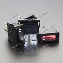 R6 single-way two-leg black red two-speed reset small boat switch flat boat rocker switch Taiwan Bright Group