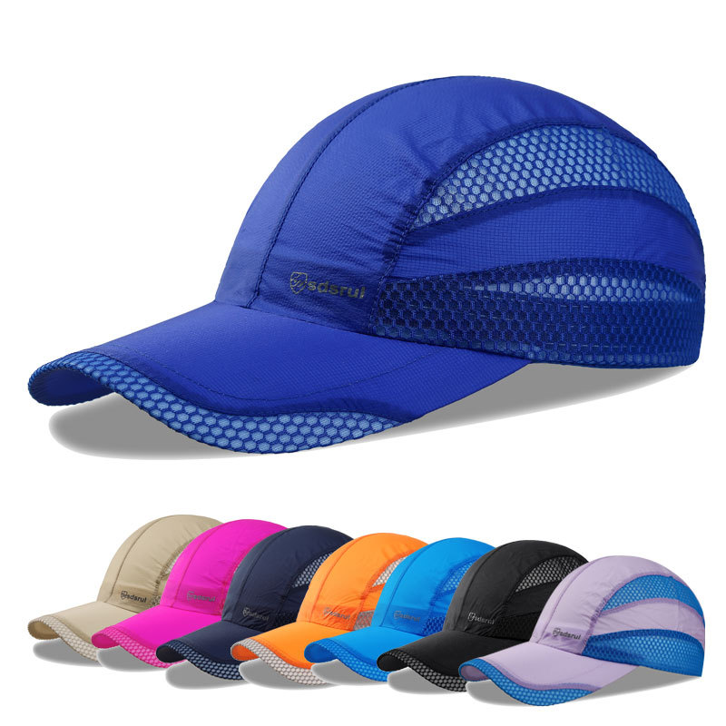 Quick-drying cap breathable male spring and summer cap Korean version sun visor sunscreen thin hip-hop baseball cap female custom LOGO