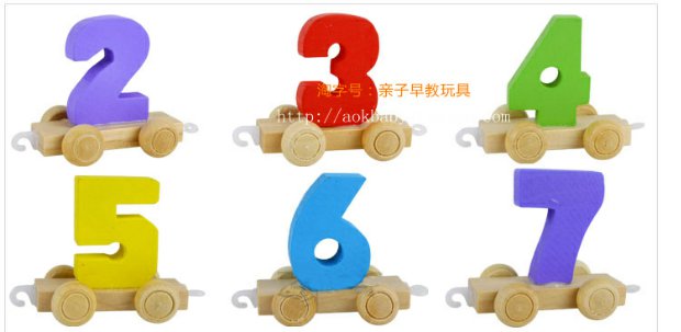 Trẻ sơ sinh và đồ chơi trẻ em thông minh, xe lửa kỹ thuật số, xe lửa treo, đồ dùng dạy học Montessori robot hành động